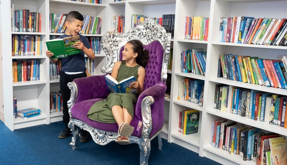 De Gouden Griffel heeft een uitgebreide bibliotheek met de leukste kinderboeken.