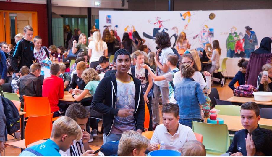 Op Thorbecke Talentschool Nieuwerkerk kun je vakken op een hoger/lager niveau doen