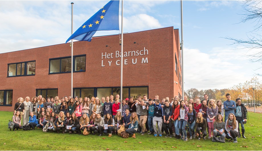 Het Baarnsch Lyceum onderhoudt contacten en uitwisselingen met 9 scholen in Europa
