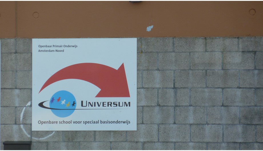 Logo SBO Universum en Stichting Openbaar Onderwijs Amsterdam- Noord