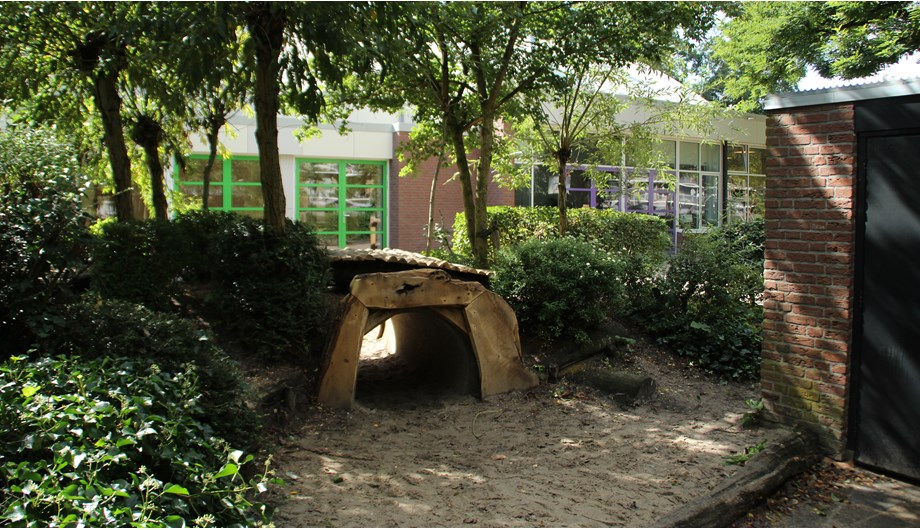 Schoolfoto van Gereformeerde Basisschool 't Schrijvertje locatie groen